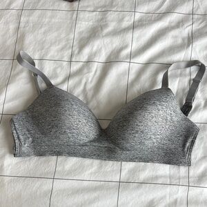 Soma Gray Wireless Bra with Molded Cups